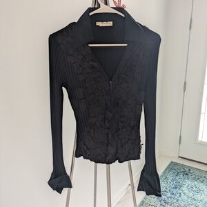 Black Women's Top Vintage From Paris